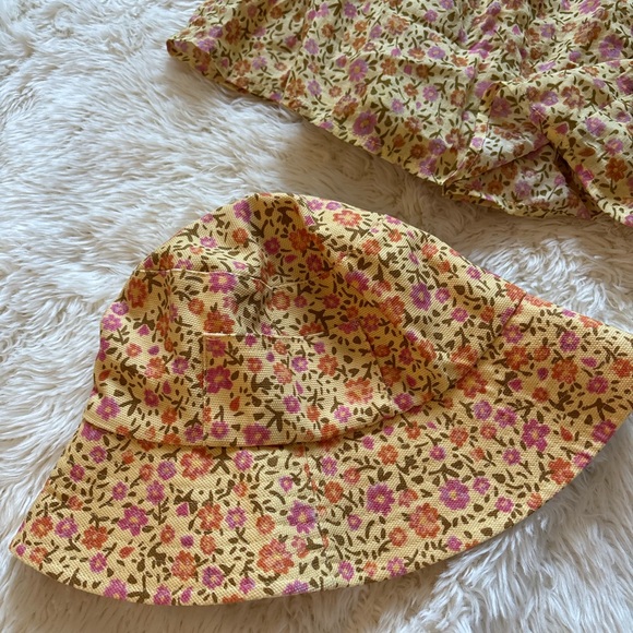 SPELL Floral Maxi Skirt and Lack Of Color Hat Set - Picture 5 of 13